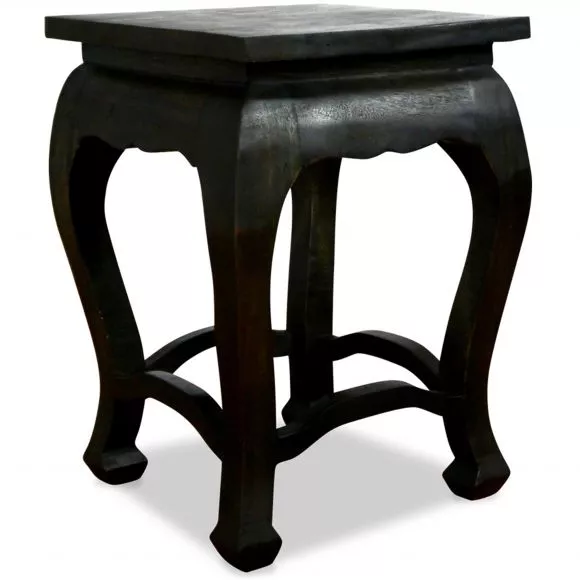 Asiatischer Tisch, 50 cm hoch (Schwarz)