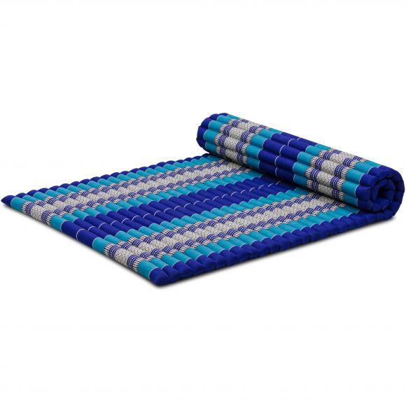 Kapok Rollmatte, 110 cm breit (Blau)