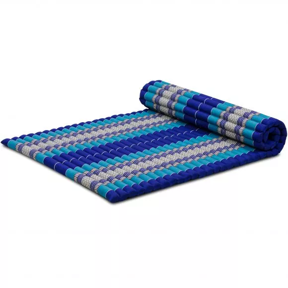 Kapok Rollmatte, 110 cm breit (Blau)