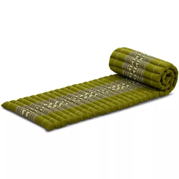 Kapok Rollmatte, 50 cm breit (Grn/Elefanten)