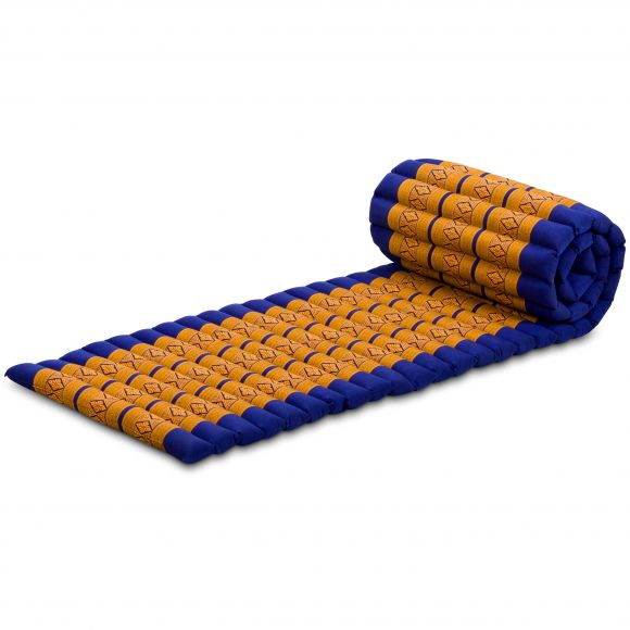 Kapok Rollmatte, 50 cm breit (Blau/Gelb)