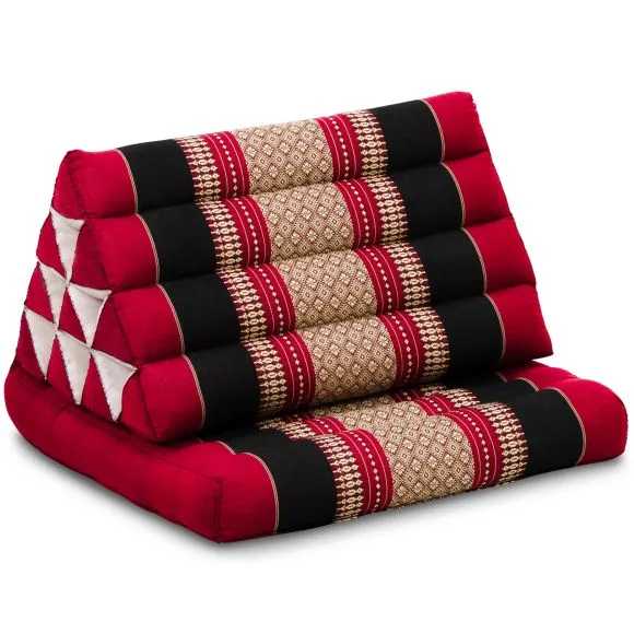 Kapok Thaikissen 1 Auflage (Rot/Schwarz)