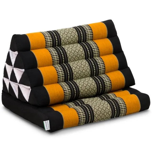 Kapok Thaikissen 1 Auflage (Schwarz/Orange)