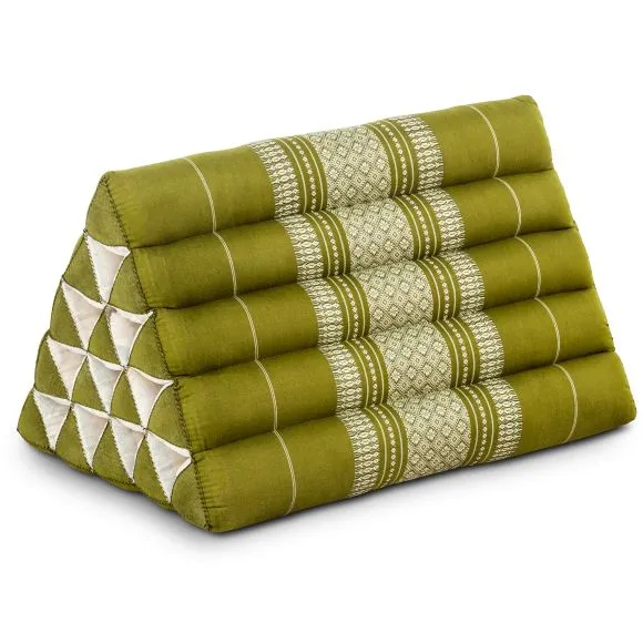 Kapok Dreieckskissen hoch, Classic (Gr�n)