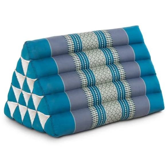 Kapok Dreieckskissen hoch, Classic (Hellblau)