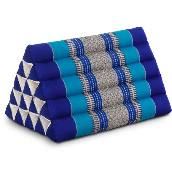 Kapok Dreieckskissen hoch, Classic (Blau)