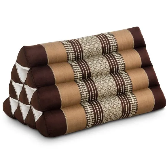 Kapok Dreieckskissen, Classic (Braun)