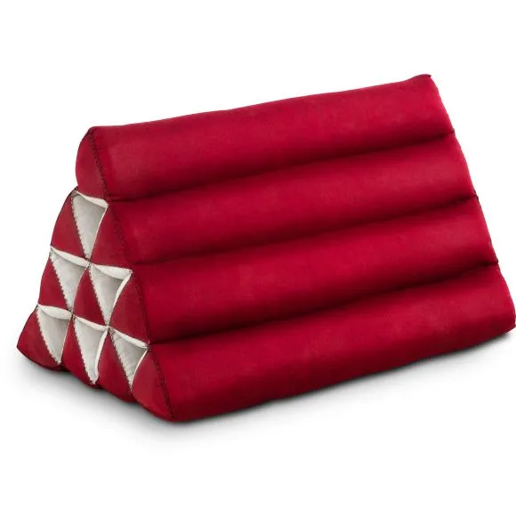 Kapok Dreieckskissen, Basic (Rot Uni)