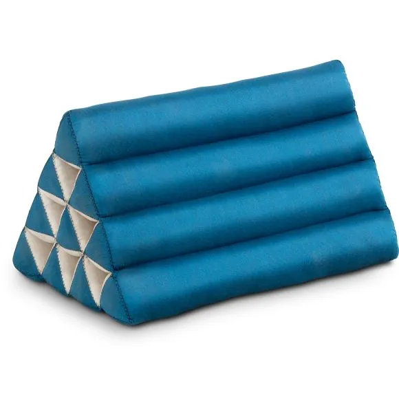 Kapok Dreieckskissen, Basic (Hellblau Uni)