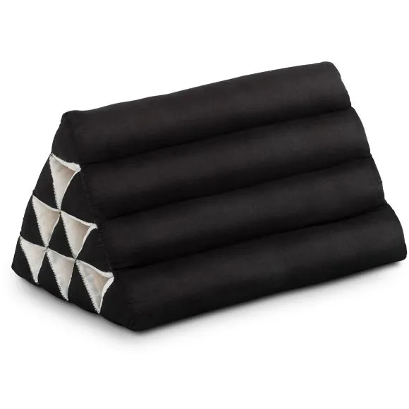 Kapok Dreieckskissen, Basic (Schwarz Uni)