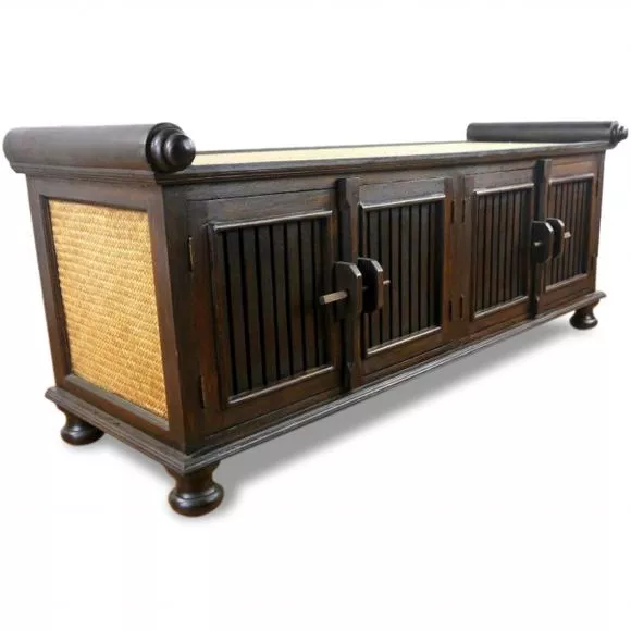 Asiatisches  Rattan - Sideboard  Nr.42B, gro