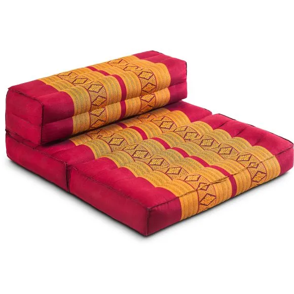 Kapok St�tzkissen faltbar (Rot/Gelb)