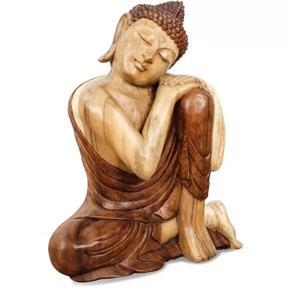 Ruheausstrahlender Buddha aus Bali, gro, 50 cm