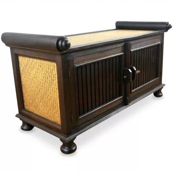 Asiatisches  Rattan - Sideboard  Nr.42A, mittel