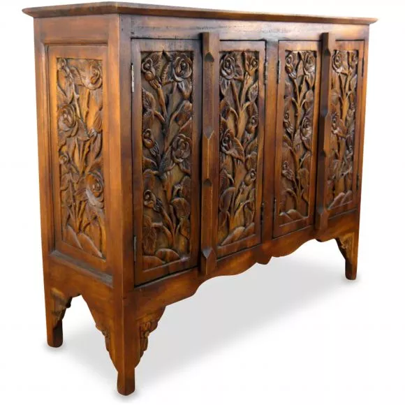 Massives Sideboard mit Rosenmuster, Nr.69