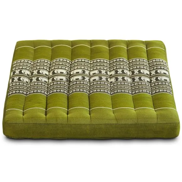 Kapok Sitzkissen 50 cm (Gr�n/Elefanten)