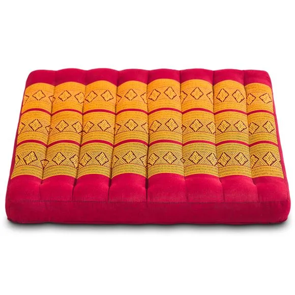 Kapok Sitzkissen 50 cm (Rot/Gelb)
