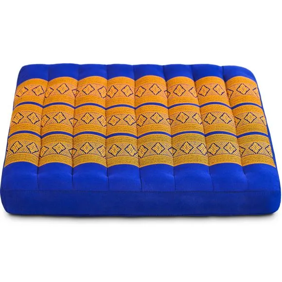 Kapok Sitzkissen 50 cm (Blau/Gelb)