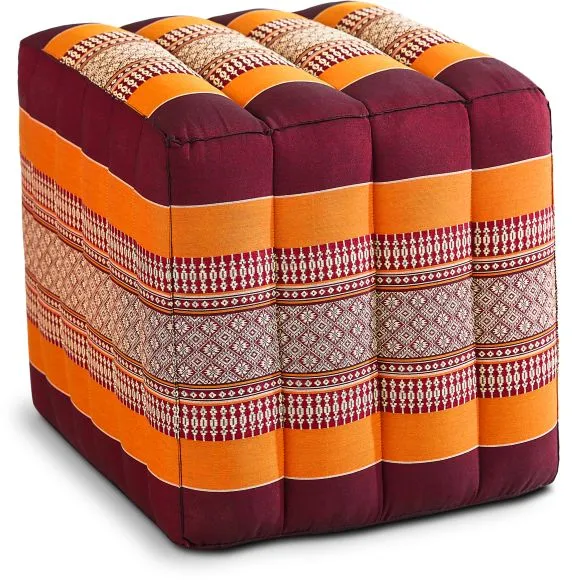 Kapok W�rfelkissen (Orange)