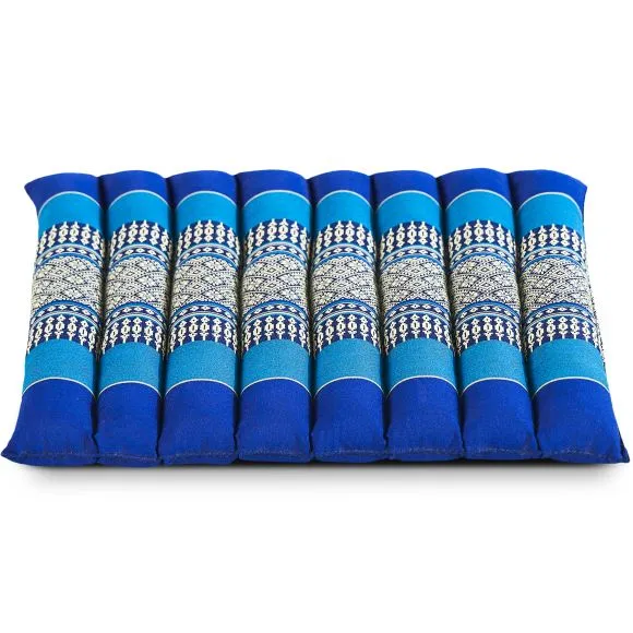 Kapok Steppkissen 35 cm (Blau)