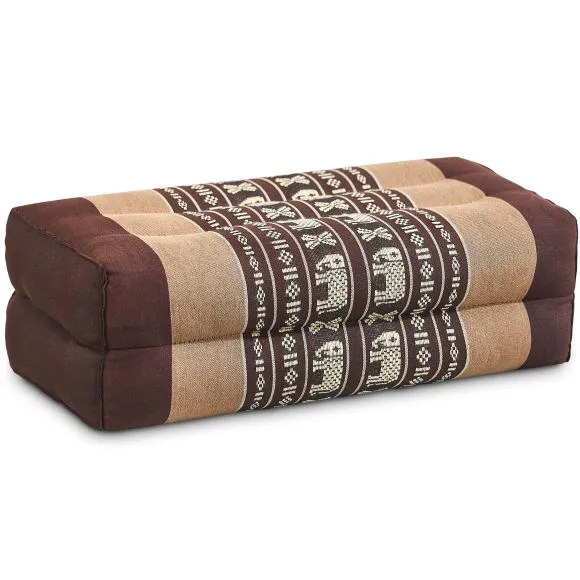 Kapok St�tzkissen, Classic (Braun/Elefanten)