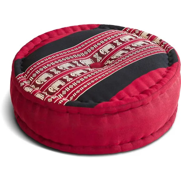Kapok Zafukissen gro�, Classic (Rot/Elefanten)