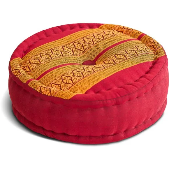 Kapok Zafukissen gro�, Classic (Rot/Gelb)