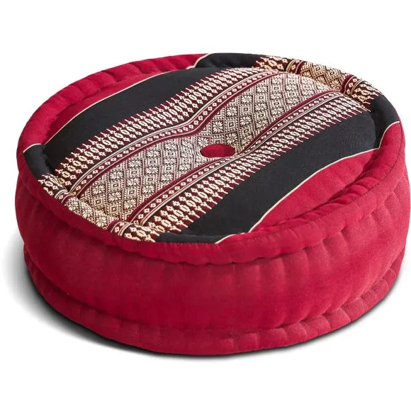Kapok Zafukissen gro�, Classic (Rot/Schwarz)