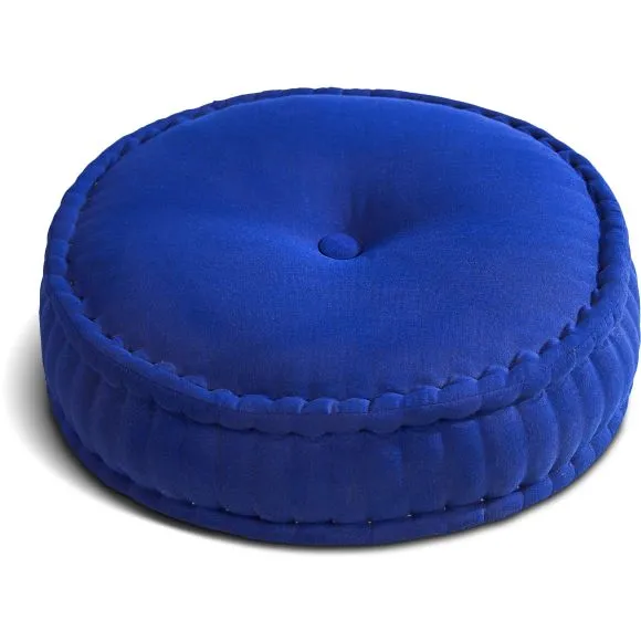 Kapok Zafukissen gro�, Basic (Blau Uni)