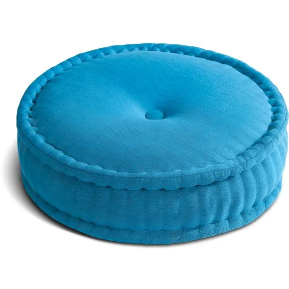 Kapok Zafukissen gro�, Basic (Hellblau Uni)