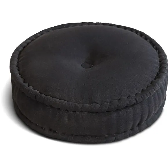 Kapok Zafukissen gro�, Basic (Schwarz Uni)