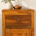 Java Teakholz-Nachtschrank, im rustikalen Design,  Nr.308