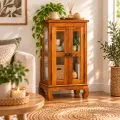 Java Teakholz-Vitrine, im rustikalem Design,  Nr.311