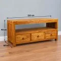 Java Teakholz-Sideboard mit 3 Schubladen im rustikalen Design,  Nr.333