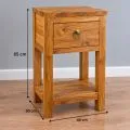 Java Nachtschrank, hohes Schr�nkchen aus Teakholz, Nr.361