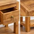 Java Nachtschrank, hohes Schr�nkchen aus Teakholz, Nr.361