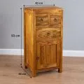 Java Teakholzkommode, Nachtschrank im rustikalem Design,  Nr.370