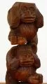 Skulptur Affenleiter aus Bali (Indonesien)