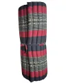 (B-Ware) Nr. 722 Kapok Rollmatte, 110 cm breit (Schwarz/Elefanten)