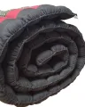 (B-Ware) Nr. 722 Kapok Rollmatte, 110 cm breit (Schwarz/Elefanten)