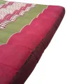 (B Ware) Nr. 726 Sitzkissen 50x50 (Rot/Gr�n)