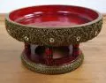 Deko/Obst/Geb�ckschale  Glitzersteinchen
