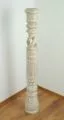 Groe Kerzensule aus Bali  whitewash