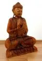 Ruheausstrahlender Buddha aus Bali, Vitarka Mudra, einfarbig, gro