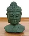 Buddha - Steinb�ste, gr�n, aus Bali (Indonesien)