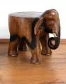 Elefanten Skulptur mit flachem R�cken, gro�