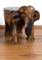 Elefanten Skulptur mit flachem R�cken, gro�