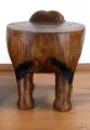 Elefanten Skulptur mit flachem R�cken, gro�