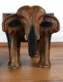 Elefanten Skulptur mit flachem R�cken, gro�