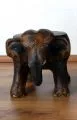Elefanten Skulptur mit flachem R�cken, klein